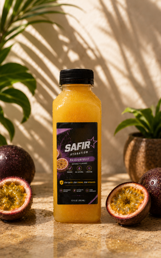 Safir Hydration™ Passionfruit | Organic Hydration Drink + Creatine