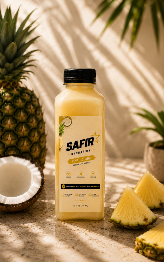 Safir Hydration™ Piña Colada | Organic Hydration Drink + Creatine